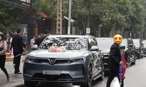 FGF hé lộ điều chưa ai nói về chiếc VinFast VF 9 ở đám hỏi con trai ông Phạm Nhật Vượng: 'Vibe tổng tài'