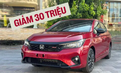 Honda City giảm giá tại đại lý: Rẻ nhất từ 509 triệu, hết bản ‘base’, có đủ ADAS cạnh tranh Vios