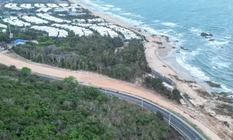 Toàn cảnh tuyến đường ven biển 77km nối Vũng Tàu và Bình Thuận