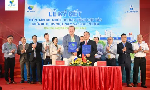 De Heus và Seaprodex hợp tác đẩy mạnh xuất khẩu tôm, cá tra