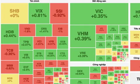 Cổ phiếu hoá chất và vận tải thăng hoa