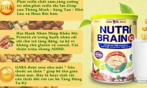 Nutri Brain IQ bị kiểm tra vì quảng cáo "chữa tự kỷ"?