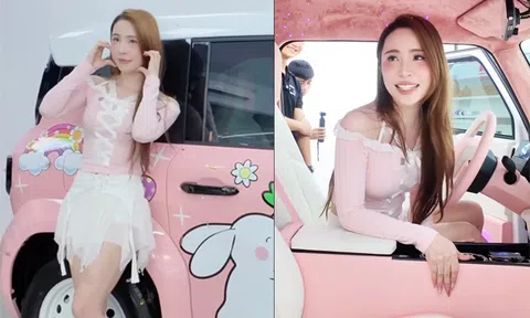 ‘Cá sấu chúa’ Quỳnh Nga tậu VinFast VF 3 dù đã có Mercedes C-Class, độ lại theo phong cách 'ngoan, xinh, yêu' khiến CĐM trầm trồ