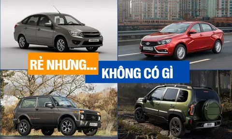 Bóc 4 xe Lada của Nga sắp vào Việt Nam: Granta đấu Attrage, Vesta cạnh tranh Vios, Niva và Niva Travel đối đầu Jimny bằng giá 'sốc', nhưng thiết kế, trang bị thì như đồ cổ