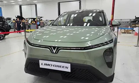 Ảnh thực tế mẫu MPV VinFast Limo Green vừa lộ diện