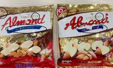 Đột kích một cửa hàng trong trung tâm thương mại, cảnh sát triệt phá đường dây sản xuất đồ ăn vặt giả do người Trung Quốc cầm đầu, hơn 27.000 sản phẩm bị thu giữ