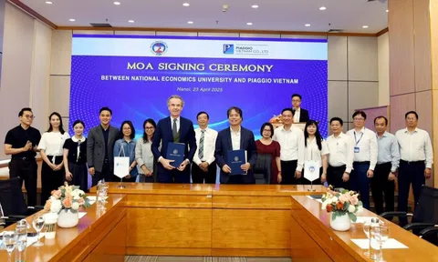 Piaggio Việt Nam ký MOU hợp tác chiến lược với Đại học Kinh tế Quốc dân