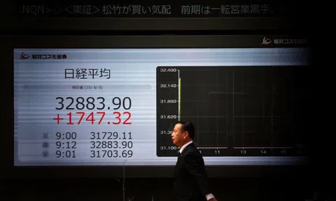 Chứng khoán Nhật Bản, Trung Quốc tăng ngược