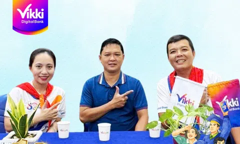 Vikki trao 1 lượng vàng SJC và nhiều chỉ vàng cho khách hàng 'Mở tài khoản Vikki An sinh - nhận quà mừng Quốc khánh'