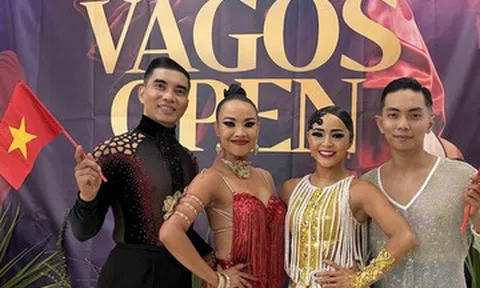 Viện trưởng Khánh Thi tự hào vì thành tích mới của chồng kém 11 tuổi và bạn nhảy