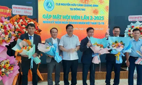 Câu lạc bộ Nguyễn Hữu Cảnh Quảng Bình tại Đồng Nai kỷ niệm ngày Doanh nhân Việt Nam