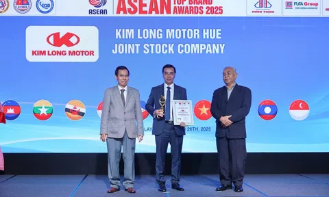 Kim Long Motor nhận giải thưởng "Thương hiệu uy tín hàng đầu ASEAN"