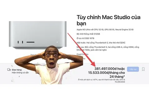 Xem thử giá Mac Studio bản "max option" và cái kết... hết hồn: Đắt hơn cả Vinfast VF3!
