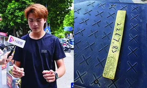 Shipper 17 tuổi nhặt được thỏi vàng hơn 2kg, từ chối tiền cảm ơn 3,7 triệu đồng