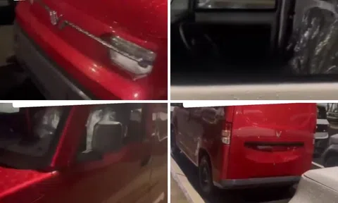 Lần đầu lộ diện không che xe VinFast giá rẻ mới tinh, bàn giao tháng sau: Có chi tiết khác ảnh đã công bố