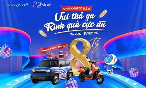 KienlongBank kỷ niệm 30 năm bằng chiến dịch "Megasale" toàn diện