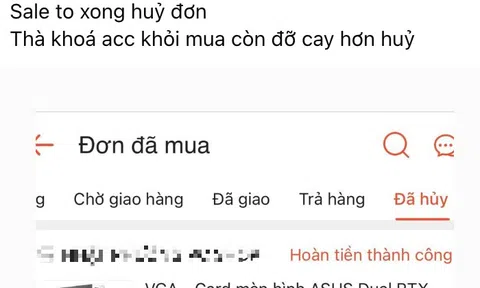 Thức đêm "săn sale" rồi bị hủy đơn khiến nhiều khách hàng bức xúc
