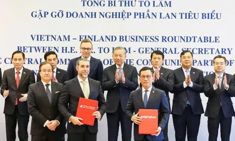 Tổng Bí thư Tô Lâm chứng kiến Vietjet ký thỏa thuận hợp tác với học viện hàng không Airways Aviation