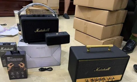 Đường dây sản xuất, buôn bán sản phẩm giả mạo Marshall, Fujisu, Omega… quy mô đặc biệt lớn