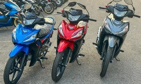 Mẫu xe số Honda mới tinh vừa về nước: Mạnh hơn Future, ăn xăng 1,8L/100km, sẽ 'thế chân' Wave RSX?