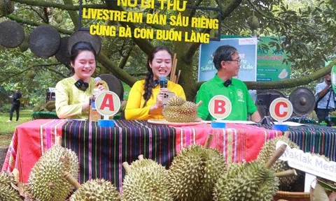 Nữ bí thư xã tham gia livestream, giúp nông dân bán gần 60 tấn sầu riêng