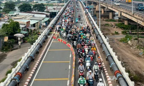 Cận cảnh cầu Bình Phước 1 phía đông TP.HCM sắp cao thêm 1,25 m