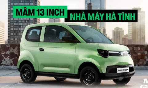 VinFast Minio Green lộ thêm thông tin: Mâm xe 13 inch, có chi tiết cho thấy nơi sản xuất