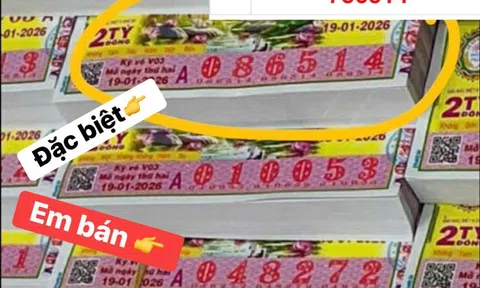 Xổ số miền Nam: Chiều 20-1, đại lý đang tìm người trúng độc đắc 84 tỉ đồng