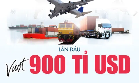 [Infographic] - Xuất nhập khẩu phá kỷ lục, lần đầu vượt 900 tỉ USD