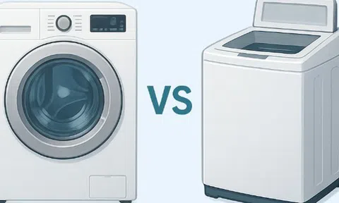 Máy giặt cửa ngang và máy giặt cửa trên: Loại nào tiết kiệm điện, nước hơn?