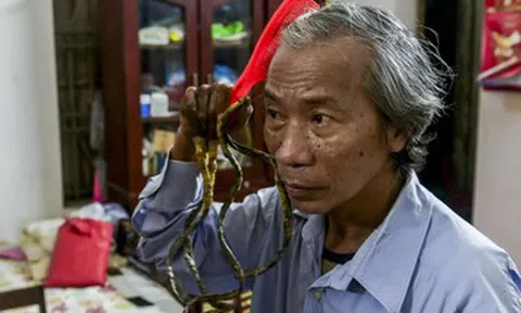 Người đàn ông Ninh Bình có bộ móng tay dài nhất thế giới: Chỉ nhờ vợ 2 việc