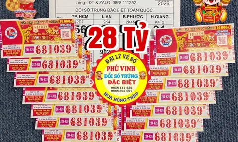 Xổ số miền Nam: Sáng 1-3, lộ diện khách hàng trúng độc đắc 18 vé Bình Phước và Long An