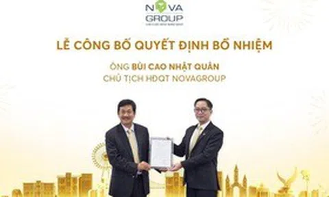 NovaGroup chuyển giao ghế Chủ tịch cho con trai ông Bùi Thành Nhơn