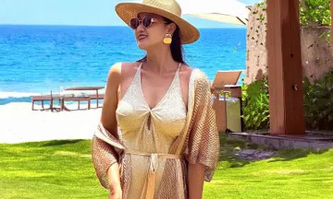 Diễn viên Lã Thanh Huyền khoe dáng sexy sau thời gian ở ẩn