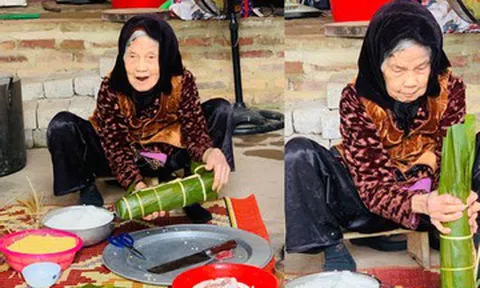Cụ bà ở Thái Nguyên có 10 con, tuổi 95 vẫn trồng rau, nấu cơm bếp củi