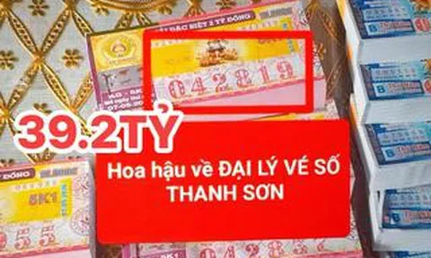 Xổ số miền Nam: Liên tục xuất hiện nguyên cây 160 vé trúng 39,2 tỉ đồng