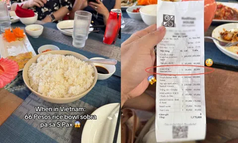 Du khách Philippines "sốc" trước bát cơm ở Việt Nam