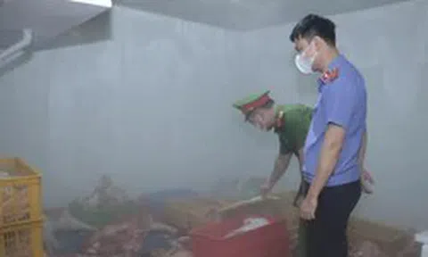 Hưng Yên: Phát hiện gần 1 tấn thịt lợn nhiễm dịch tả lợn châu Phi tại cơ sở sơ chế