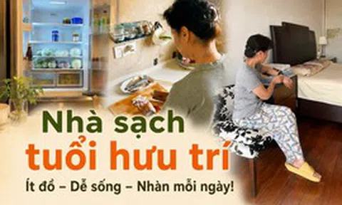 Đến chơi nhà người phụ nữ 64 tuổi, tôi mới hiểu vì sao càng về già càng nên sống ít đồ: Căn nhà sạch đến mức đáng ghen tị