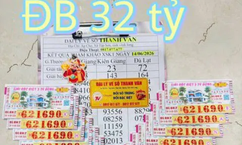 Một nam cán bộ hưu trí trúng 32 tỉ đồng xổ số miền Nam