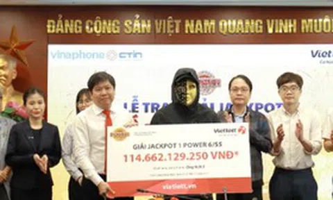 Một người đàn ông trúng giải Jackpot 1 hơn 114 tỷ đồng