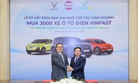 Taxi Quê Lụa mua thêm 2.000 ô tô điện VinFast