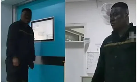 'Người cha đen nhẻm' chạy từ hầm mỏ đến bệnh viện chờ vợ sinh gây xúc động