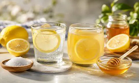 Buổi sáng nên uống chanh muối hay chanh mật ong?