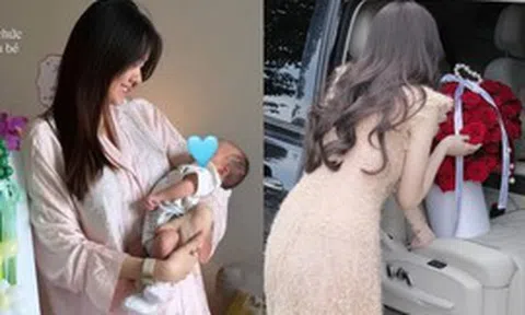 Nàng hậu Việt lộ diện, công khai ảnh bế em bé sau khi âm thầm sinh con cho doanh nhân kín tiếng