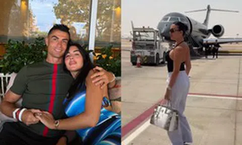 Chiều vợ như Ronaldo: Đổi tên chuyên cơ triệu USD vì thương hiệu của Georgina
