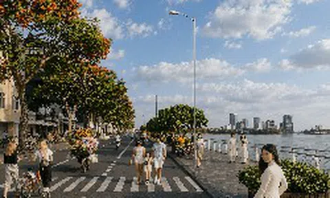 Phối cảnh không gian khu vực hồ Tây và tuyến đường giao thông cảnh quan ven hồ sau cải tạo