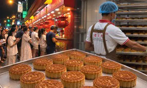 Tiệm bánh Trung thu khách xếp hàng dài chờ mua ở TP. HCM: Hơn 40 năm qua 3 thế hệ, 10 anh chị em cứ đến mùa lại tự tìm về