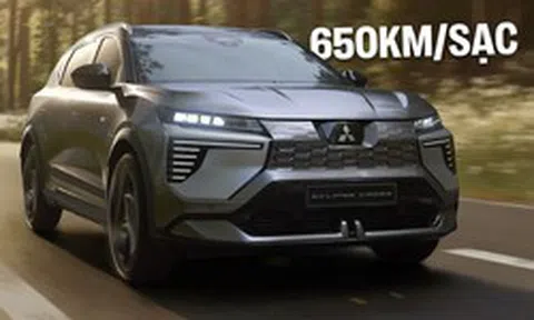 SUV điện Mitsubishi ngang cỡ Xforce có giá quy đổi từ 990 triệu đồng, đầy pin đủ chạy Hà Nội - Huế