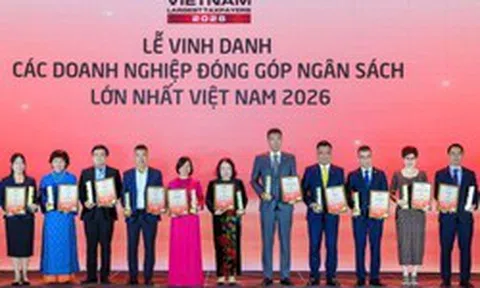 Vinh danh các ngân hàng nộp ngân sách nhiều nhất 2026: BIDV, MB, Techcombank, ACB, SHB nằm trong nhóm dẫn dắt